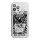 The Lovers Monochrome Tarot Card iPhone 13 Pro Max TPU Impact Case with White Edges