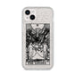 The Lovers Monochrome Tarot Card iPhone 14 Plus Glitter Tough Case Starlight