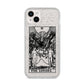 The Lovers Monochrome Tarot Card iPhone 14 Plus Glitter Tough Case Starlight