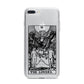 The Lovers Monochrome Tarot Card iPhone 7 Plus Bumper Case on Silver iPhone