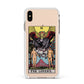 The Lovers Tarot Card Apple iPhone Xs Max Impact Case White Edge on Gold Phone