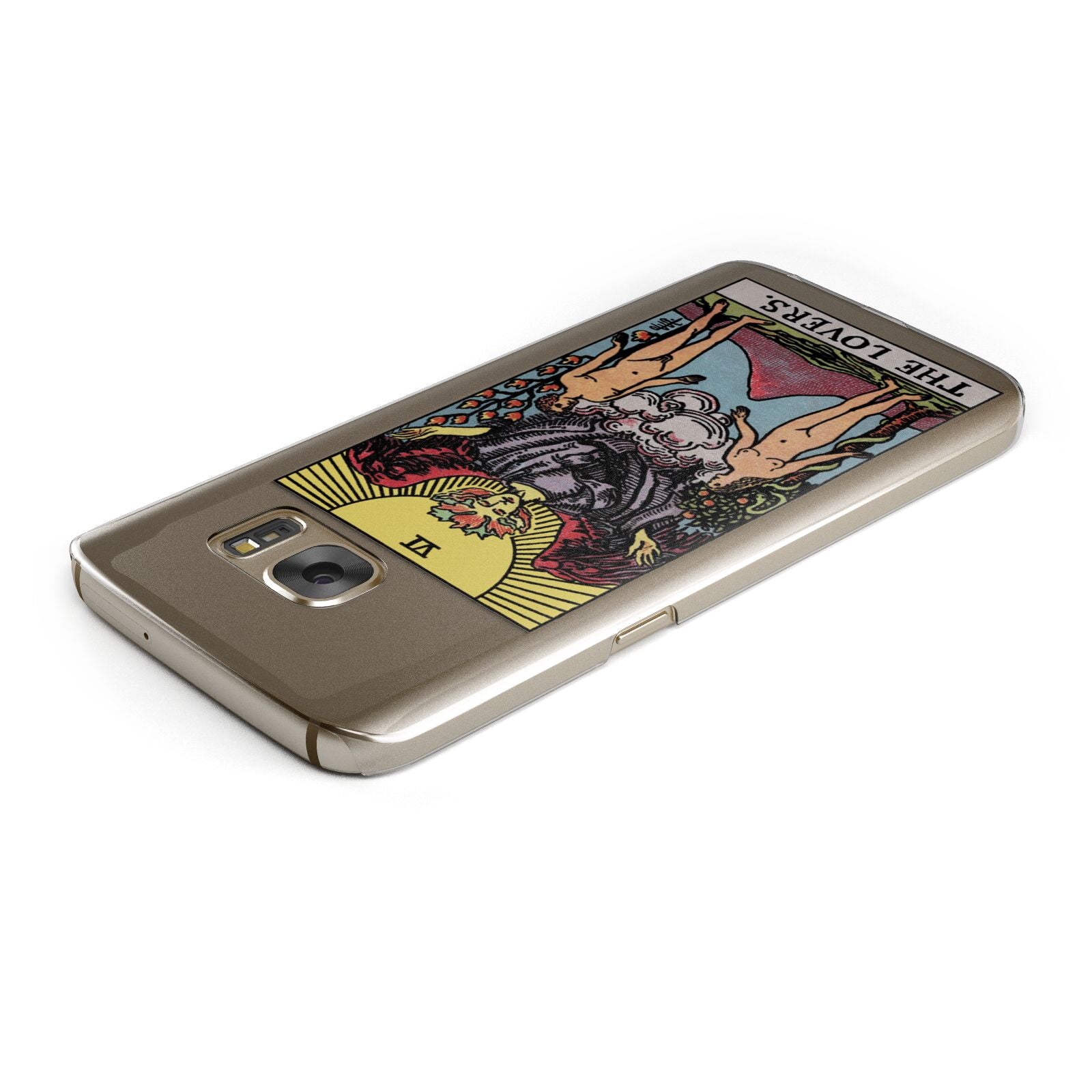 The Lovers Tarot Card Samsung Galaxy Case Top Cutout