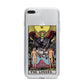 The Lovers Tarot Card iPhone 7 Plus Bumper Case on Silver iPhone