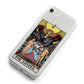 The Lovers Tarot Card iPhone 8 Bumper Case on Silver iPhone Alternative Image