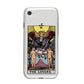 The Lovers Tarot Card iPhone 8 Bumper Case on Silver iPhone