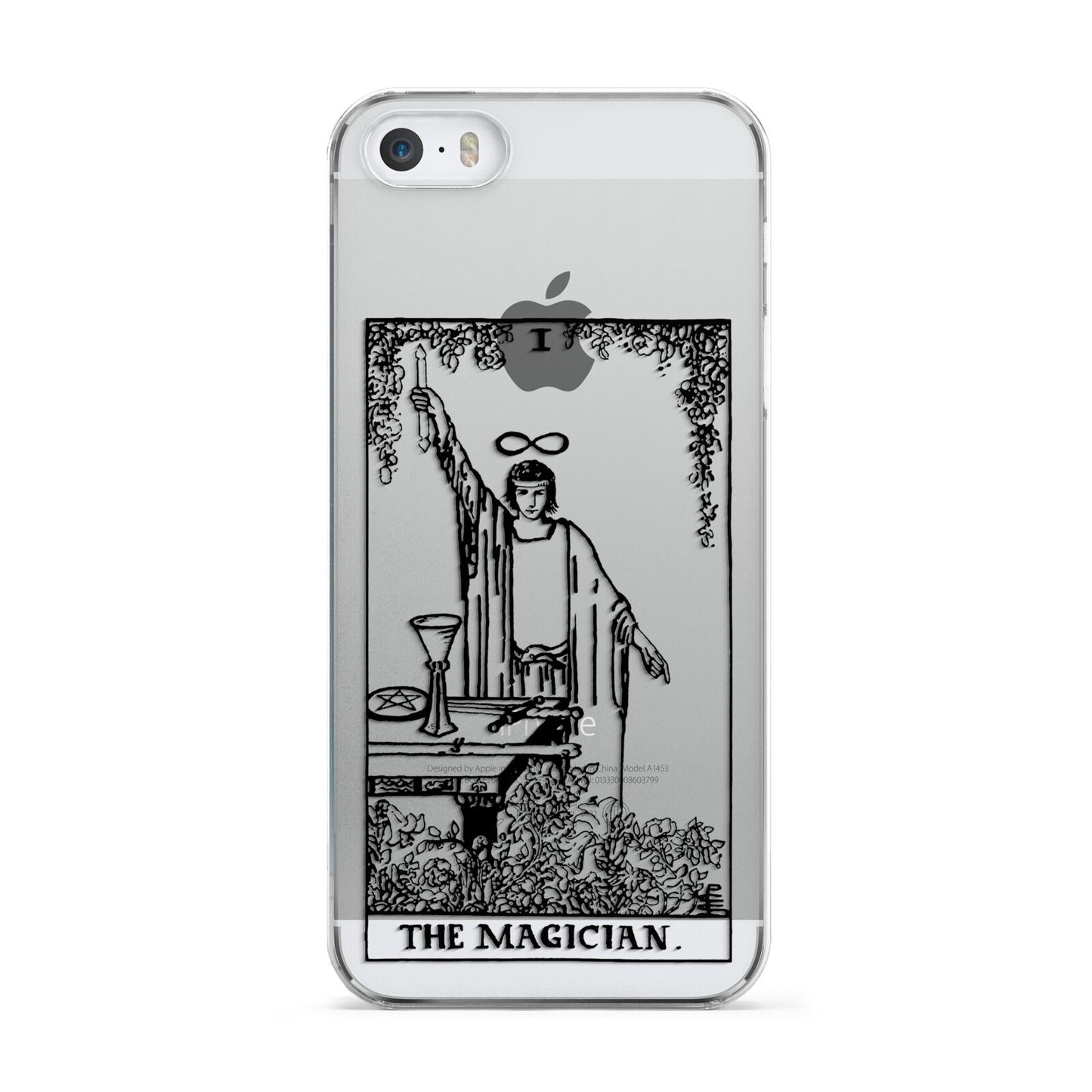 The Magician Monochrome Tarot Card Apple iPhone 5 Case