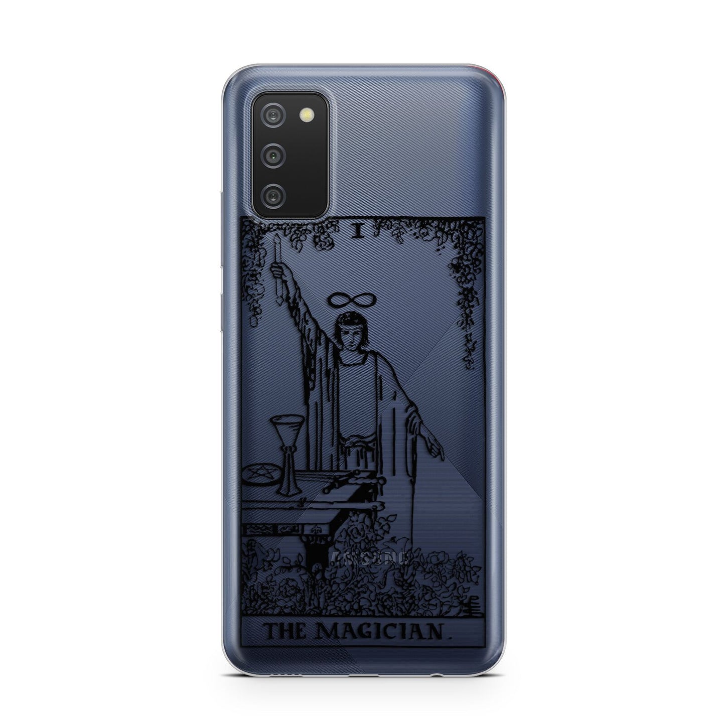 The Magician Monochrome Tarot Card Samsung A02s Case