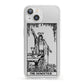 The Magician Monochrome Tarot Card iPhone 13 Clear Bumper Case