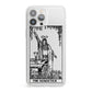 The Magician Monochrome Tarot Card iPhone 13 Pro Max Clear Bumper Case