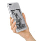 The Magician Monochrome Tarot Card iPhone 7 Plus Bumper Case on Silver iPhone Alternative Image