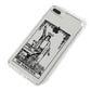 The Magician Monochrome Tarot Card iPhone 8 Plus Bumper Case on Silver iPhone Alternative Image