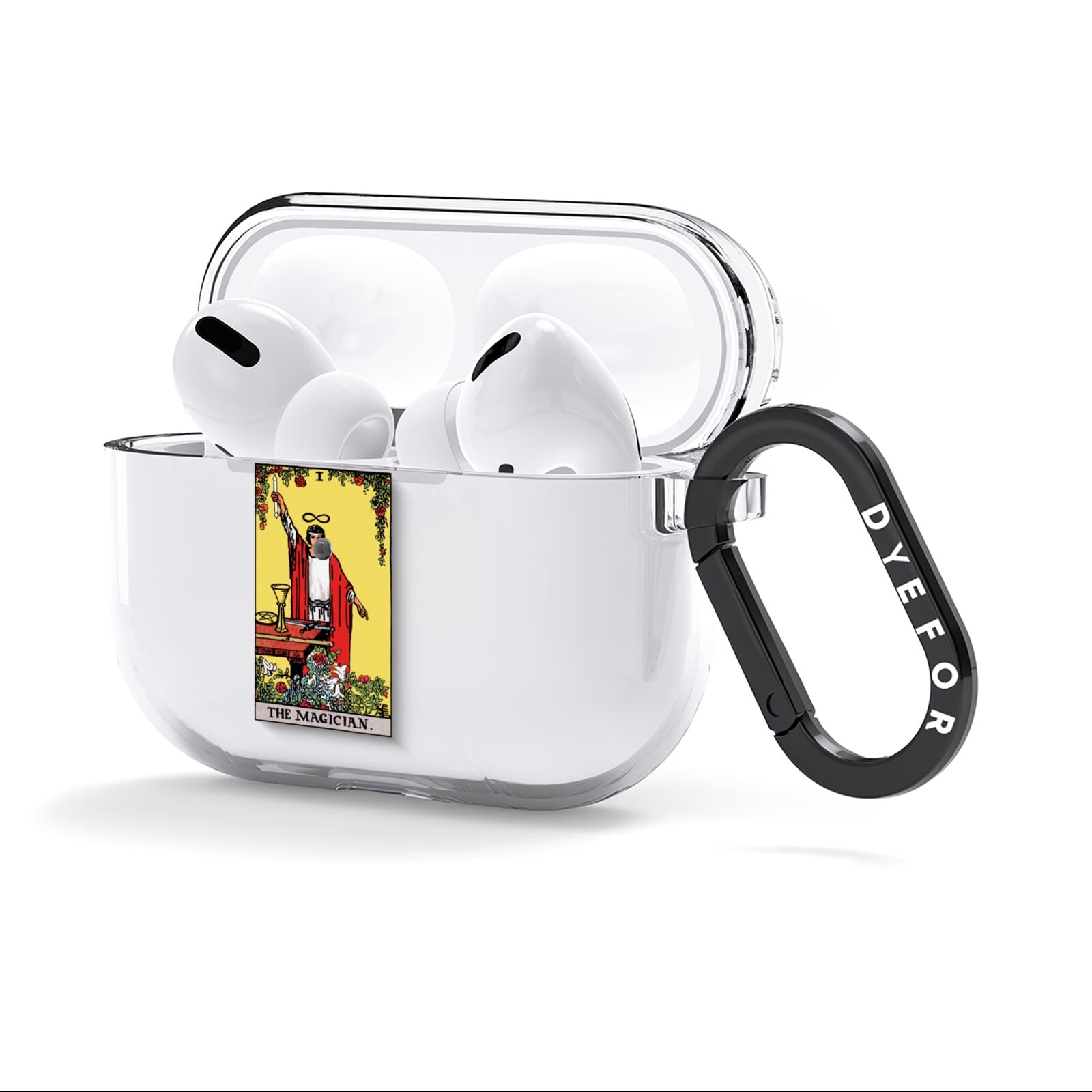 The Magician Tarot Card AirPods Clear Case 3rd Gen Side Image