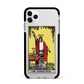 The Magician Tarot Card Apple iPhone 11 Pro Max in Silver with Black Impact Case