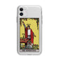 The Magician Tarot Card Apple iPhone 11 in White with Bumper Case