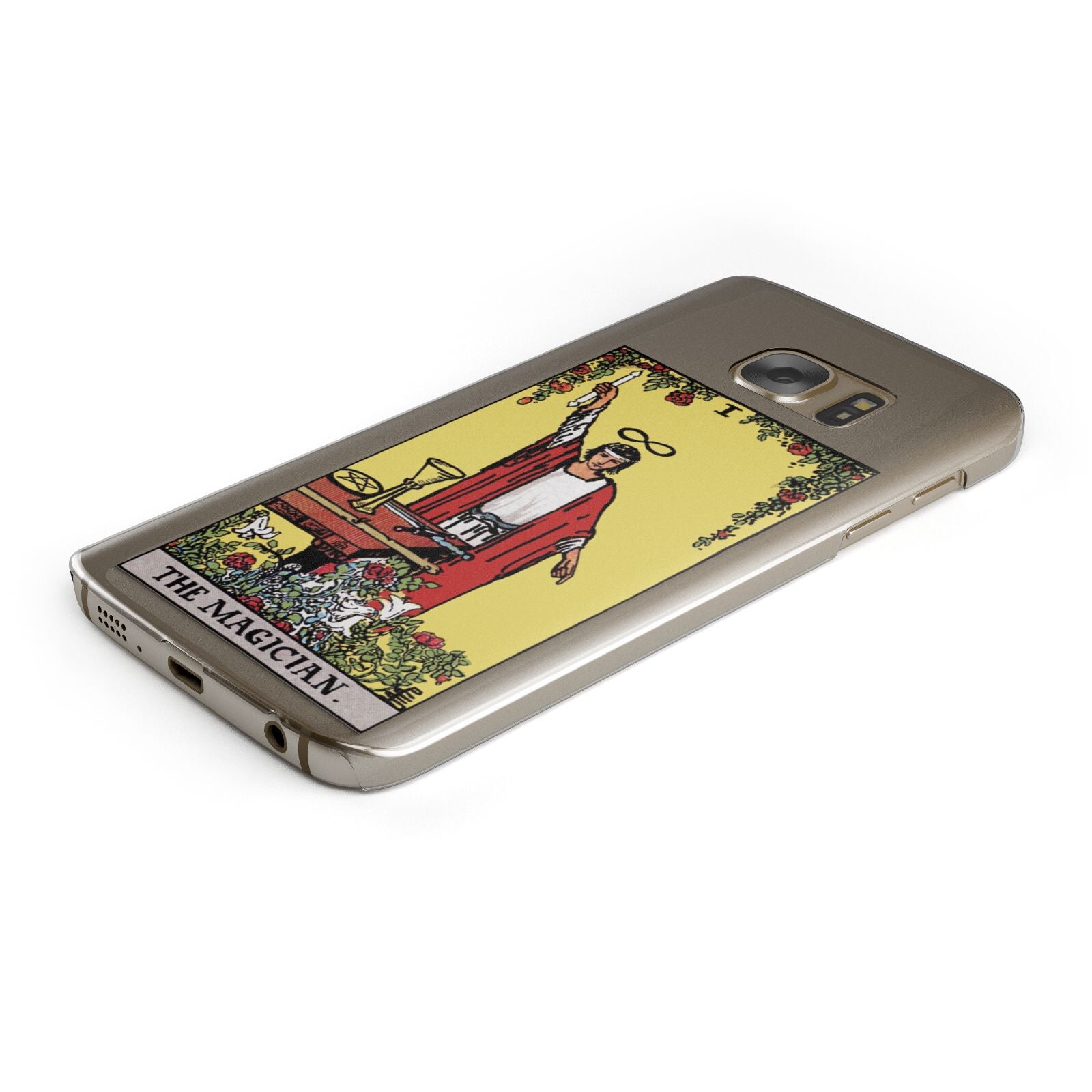 The Magician Tarot Card Samsung Galaxy Case Bottom Cutout