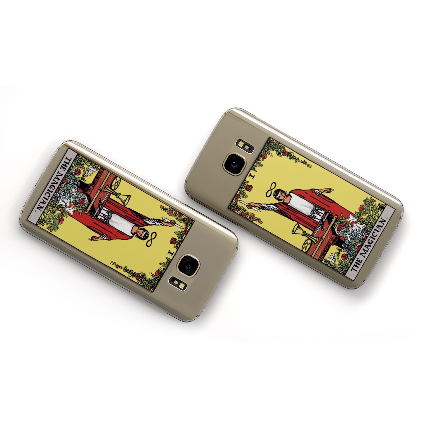 The Magician Tarot Card Samsung Galaxy Case Flat Overview