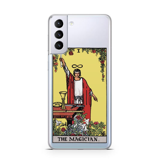The Magician Tarot Card Samsung S21 Plus Phone Case