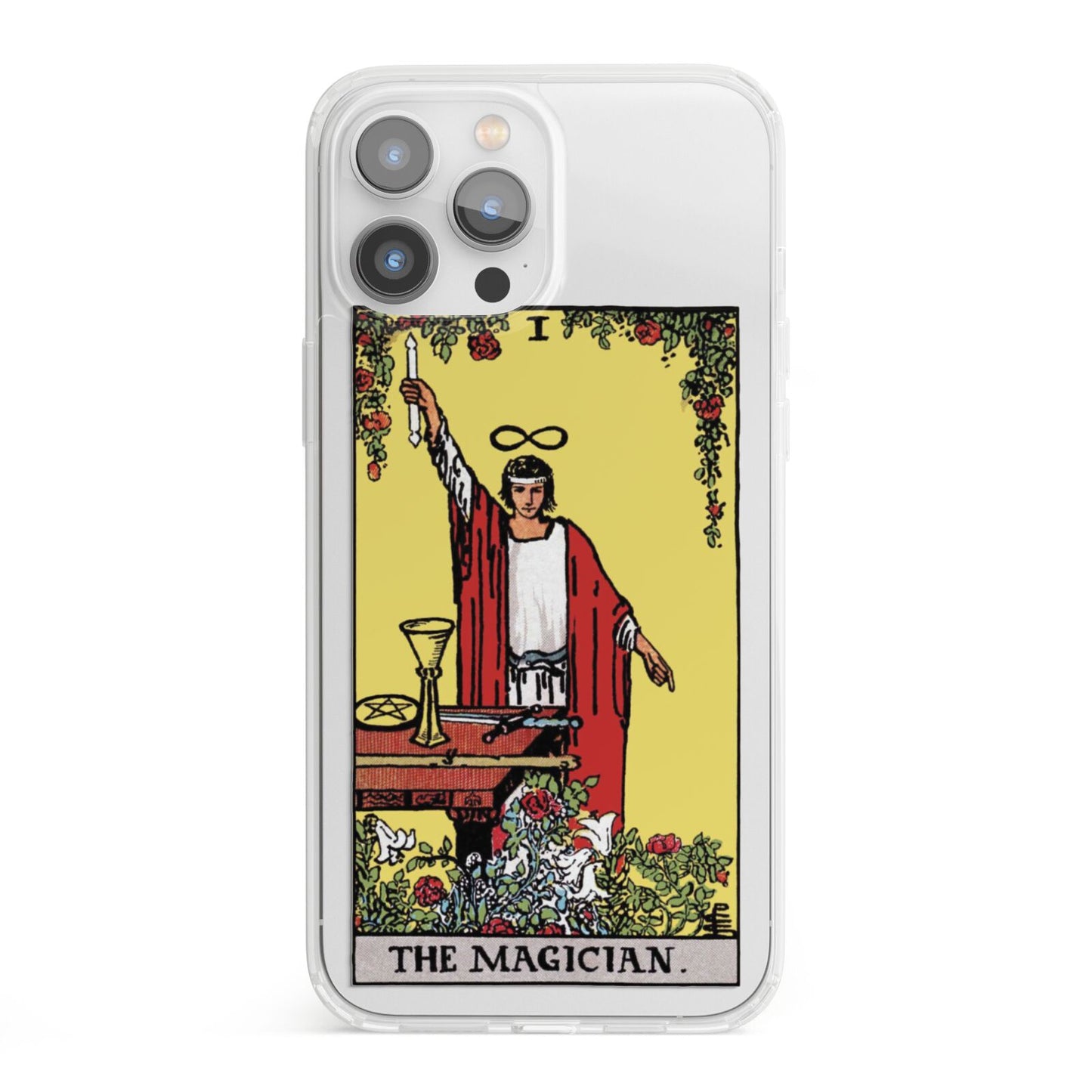 The Magician Tarot Card iPhone 13 Pro Max Clear Bumper Case