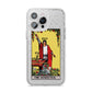 The Magician Tarot Card iPhone 14 Pro Max Glitter Tough Case Silver