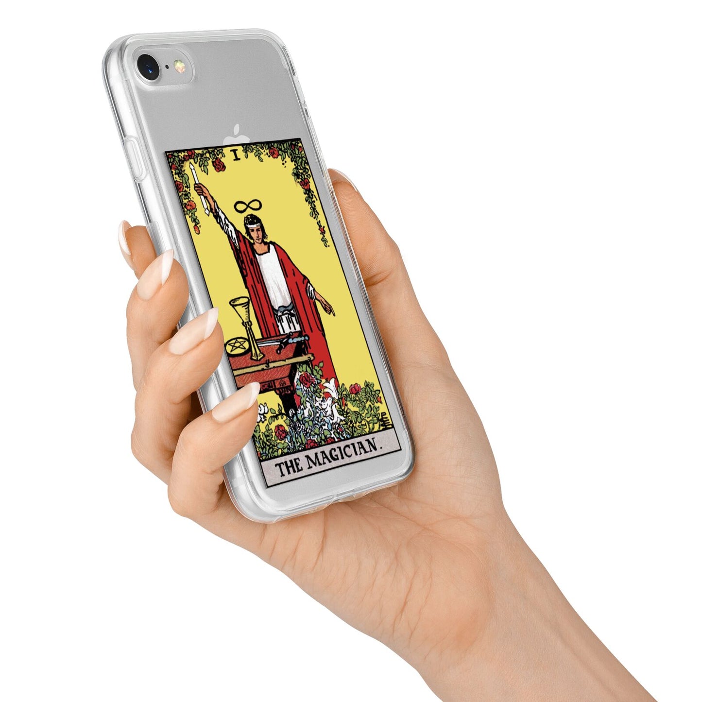 The Magician Tarot Card iPhone 7 Bumper Case on Silver iPhone Alternative Image