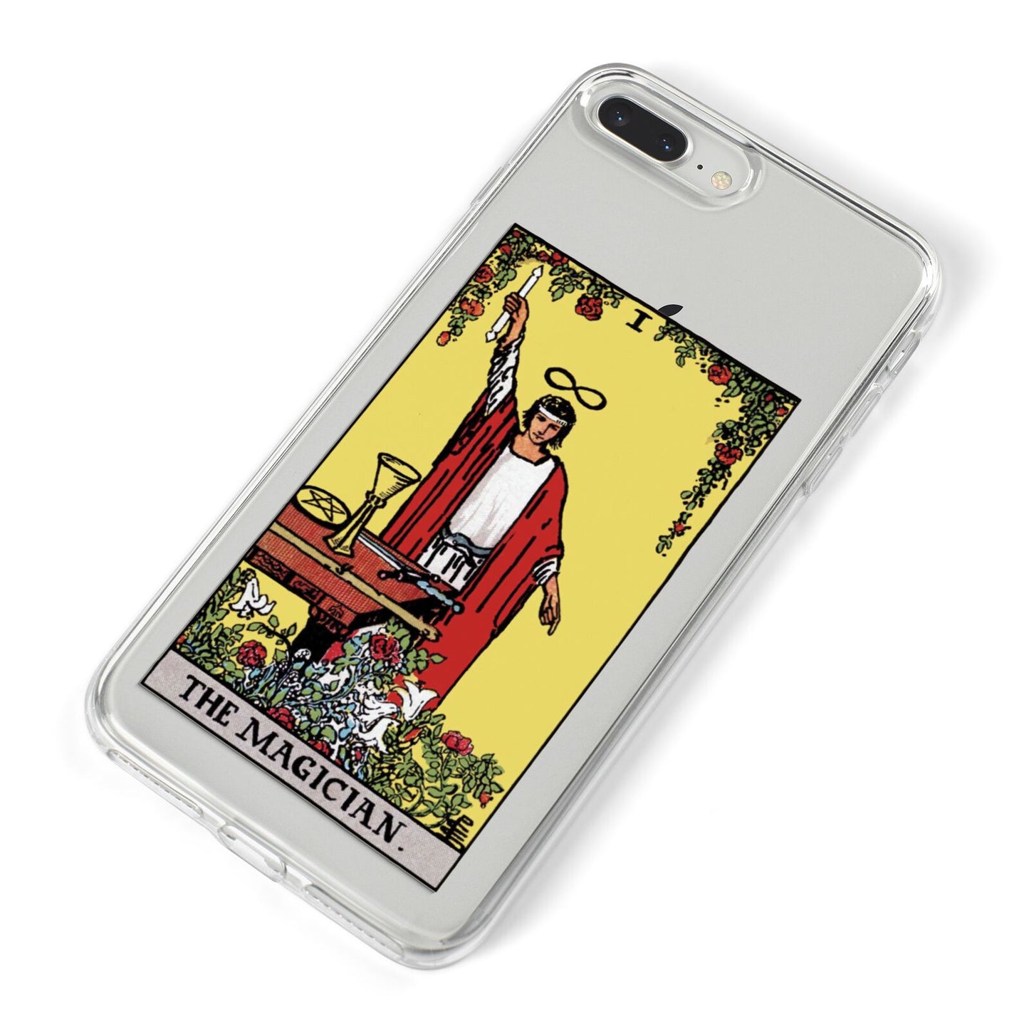 The Magician Tarot Card iPhone 8 Plus Bumper Case on Silver iPhone Alternative Image