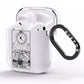 The Moon Monochrome AirPods Clear Case Side Image