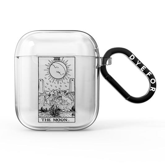 The Moon Monochrome AirPods Clear Case