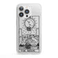The Moon Monochrome iPhone 13 Pro Clear Bumper Case