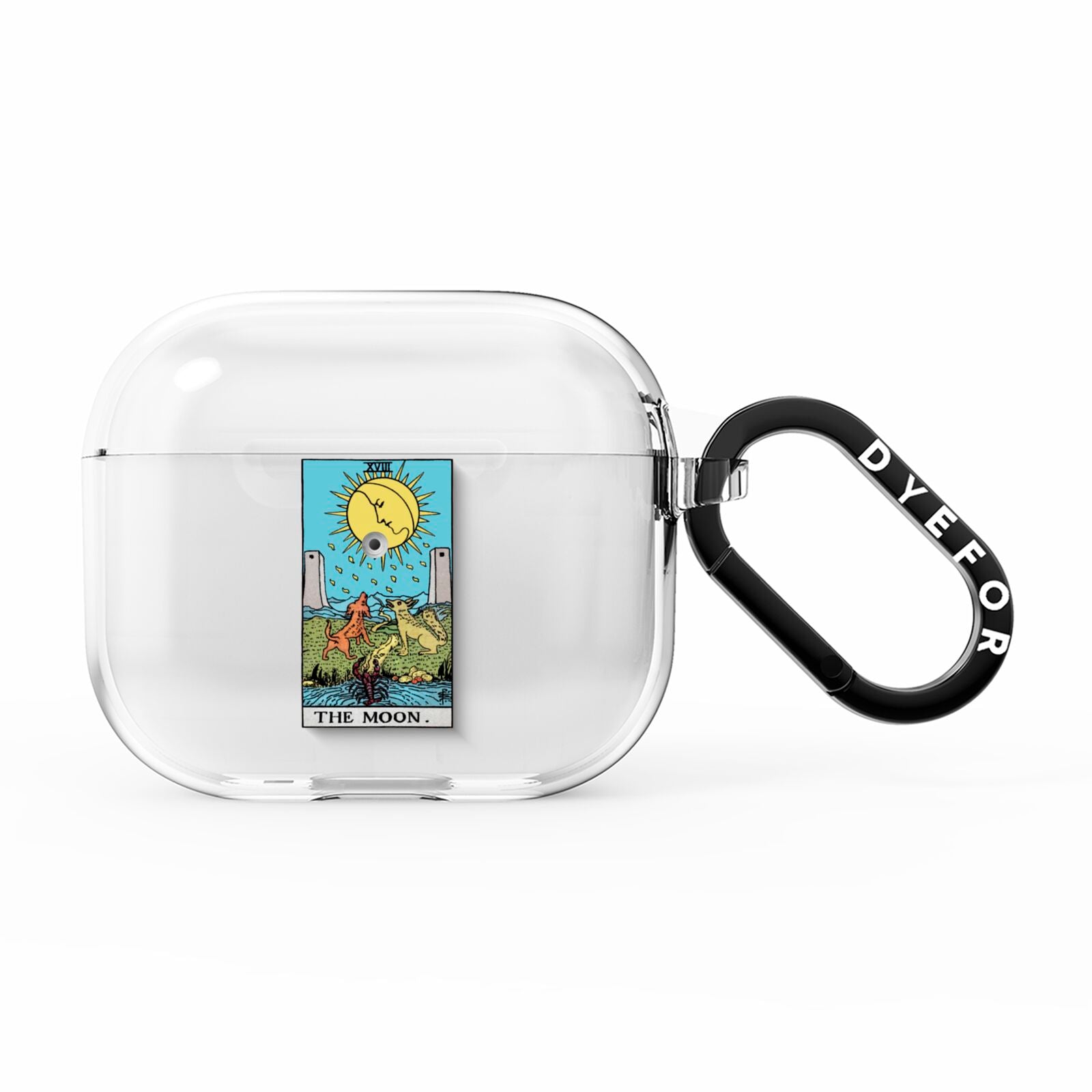 The Moon Tarot Card AirPods Clear Case 3rd Gen