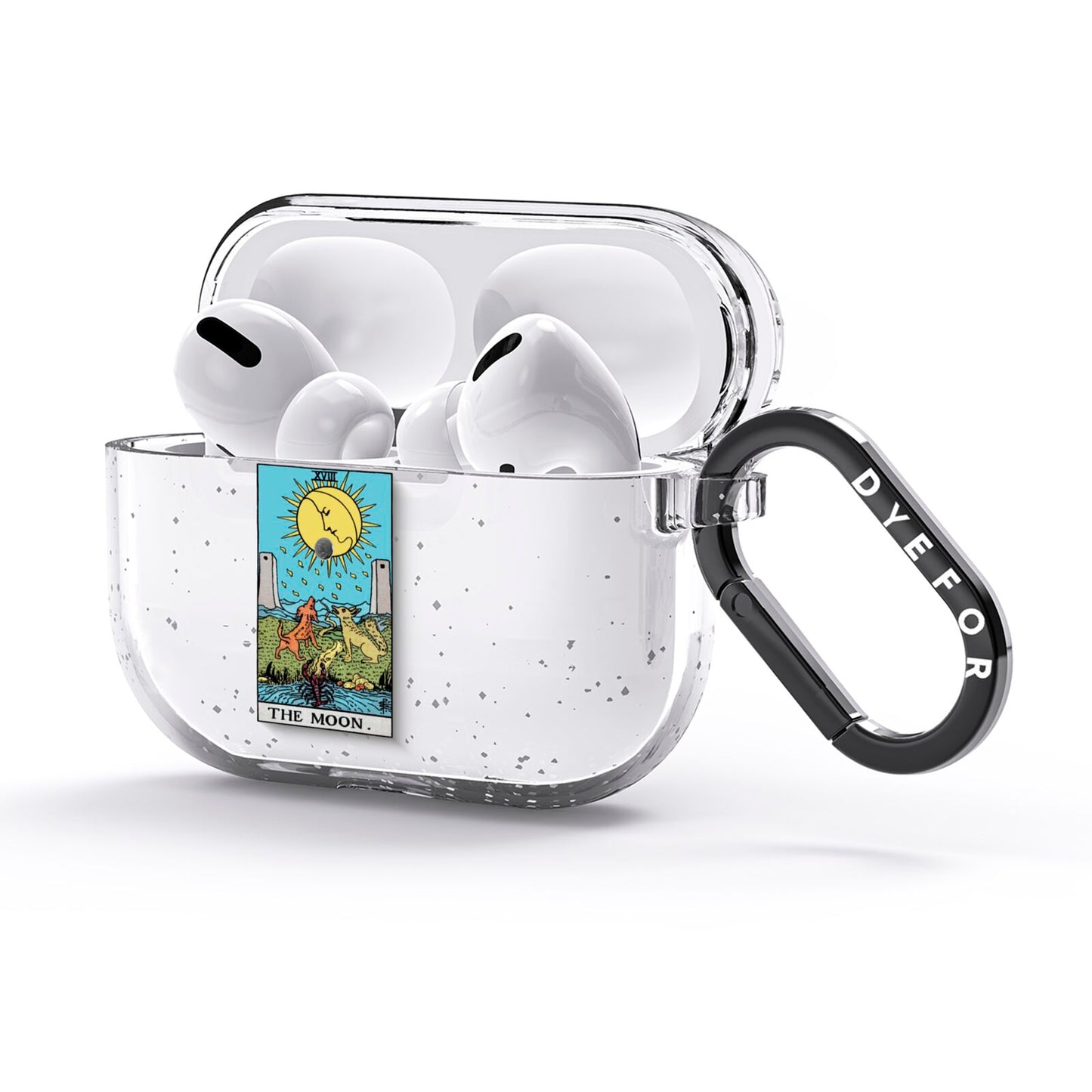 The Moon Tarot Card AirPods Glitter Case 3rd Gen Side Image