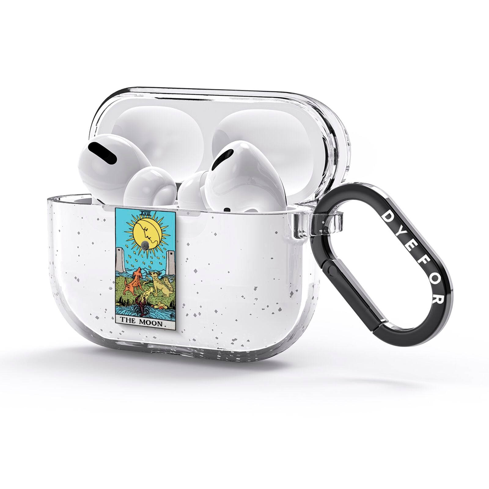 The Moon Tarot Card AirPods Glitter Case 3rd Gen Side Image
