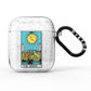 The Moon Tarot Card AirPods Glitter Case