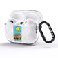 The Moon Tarot Card AirPods Pro Glitter Case Side Image