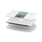 The Moon Tarot Card Apple MacBook Case in Detail