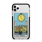 The Moon Tarot Card Apple iPhone 11 Pro Max in Silver with Black Impact Case