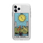 The Moon Tarot Card Apple iPhone 11 Pro Max in Silver with Bumper Case