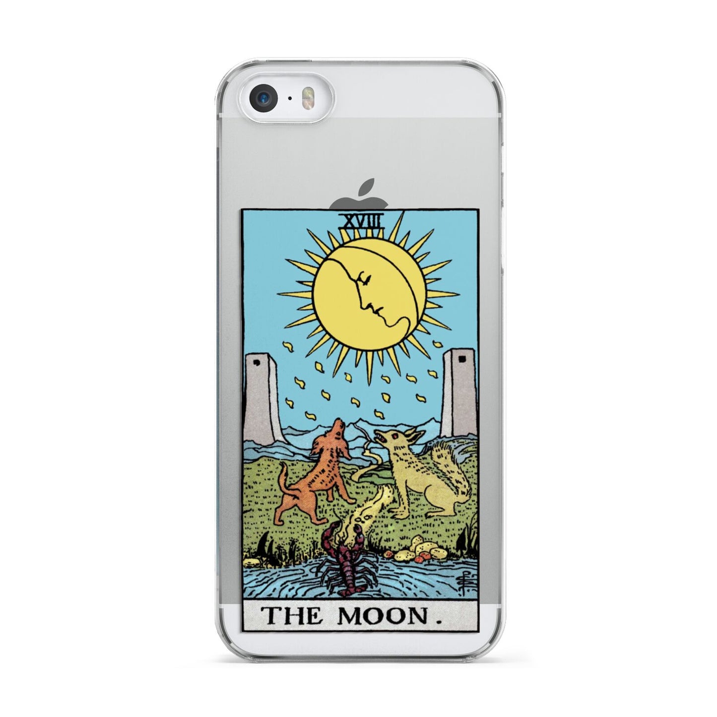 The Moon Tarot Card Apple iPhone 5 Case