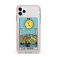 The Moon Tarot Card iPhone 11 Pro Max Impact Pink Edge Case