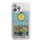 The Moon Tarot Card iPhone 13 Pro Max TPU Impact Case with White Edges