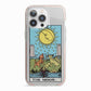 The Moon Tarot Card iPhone 13 Pro TPU Impact Case with Pink Edges