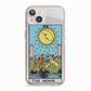 The Moon Tarot Card iPhone 13 TPU Impact Case with Pink Edges