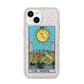 The Moon Tarot Card iPhone 14 Glitter Tough Case Starlight
