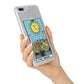 The Moon Tarot Card iPhone 7 Plus Bumper Case on Silver iPhone Alternative Image