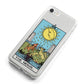 The Moon Tarot Card iPhone 8 Bumper Case on Silver iPhone Alternative Image