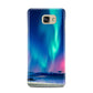 The Northern Lights Samsung Galaxy A7 2016 Case on gold phone