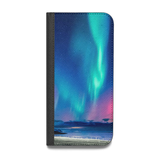 The Northern Lights Vegan Leather Flip Samsung Case