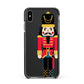 The Nutcracker Apple iPhone Xs Max Impact Case Black Edge on Black Phone