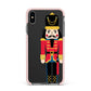 The Nutcracker Apple iPhone Xs Max Impact Case Pink Edge on Black Phone