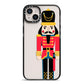The Nutcracker iPhone 14 Plus Black Impact Case on Silver phone