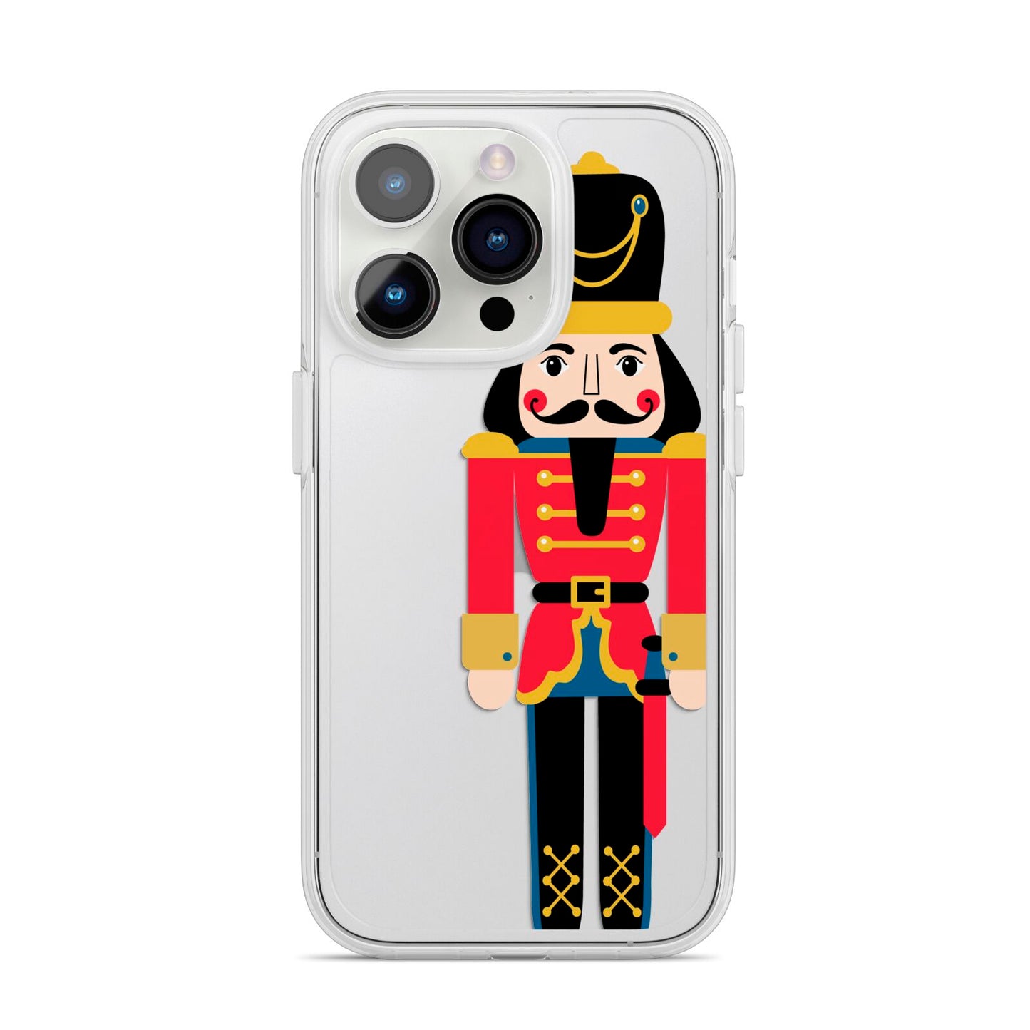 The Nutcracker iPhone 14 Pro Clear Tough Case Silver